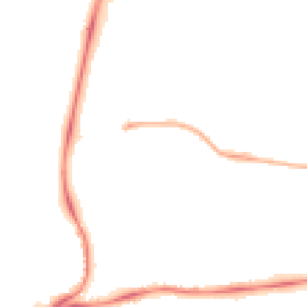 Night-time road noise heatmap for NE12 8WE