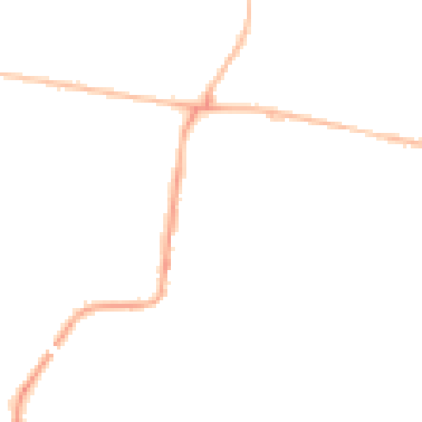 Night-time road noise heatmap for NE12 9AF