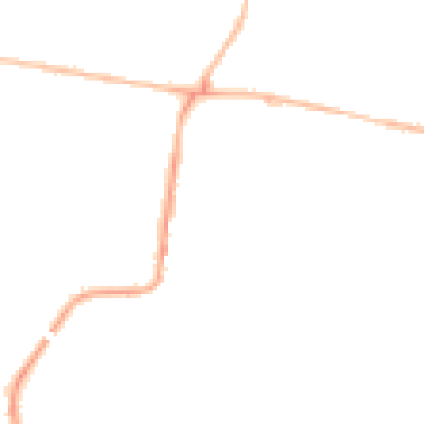 Night-time road noise heatmap for NE12 9AP