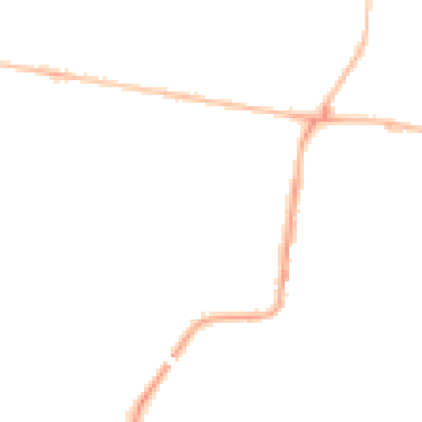 Night-time road noise heatmap for NE12 9BA