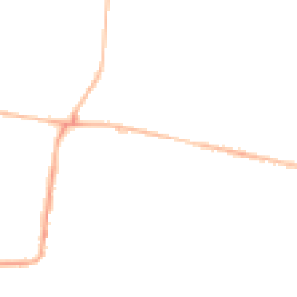 Night-time road noise heatmap for NE12 9DB