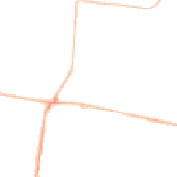 Night-time road noise heatmap for NE12 9DG