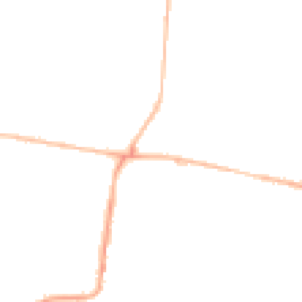 Night-time road noise heatmap for NE12 9DN