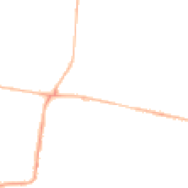 Night-time road noise heatmap for NE12 9DW