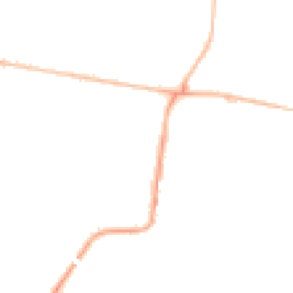 Night-time road noise heatmap for NE12 9JB
