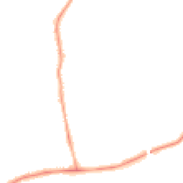 Night-time road noise heatmap for NE12 9NX