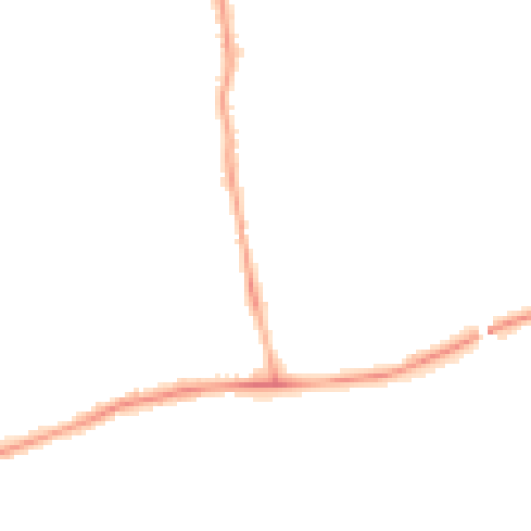 Night-time road noise heatmap for NE12 9PA