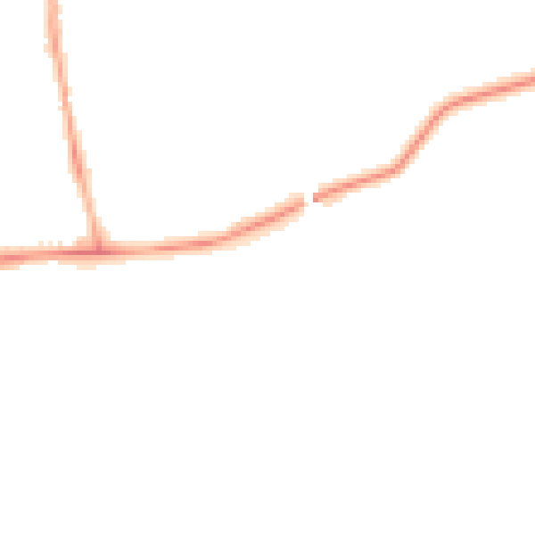Night-time road noise heatmap for NE12 9RG