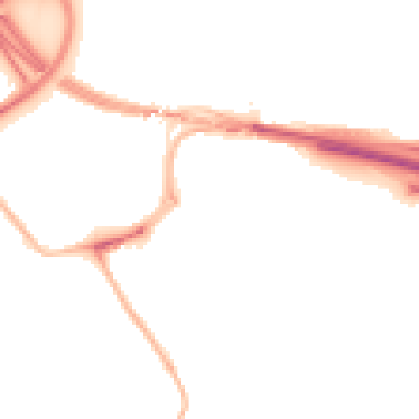 Night-time road noise heatmap for NE16 3DS