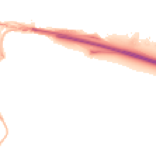 Night-time road noise heatmap for NE16 3EG