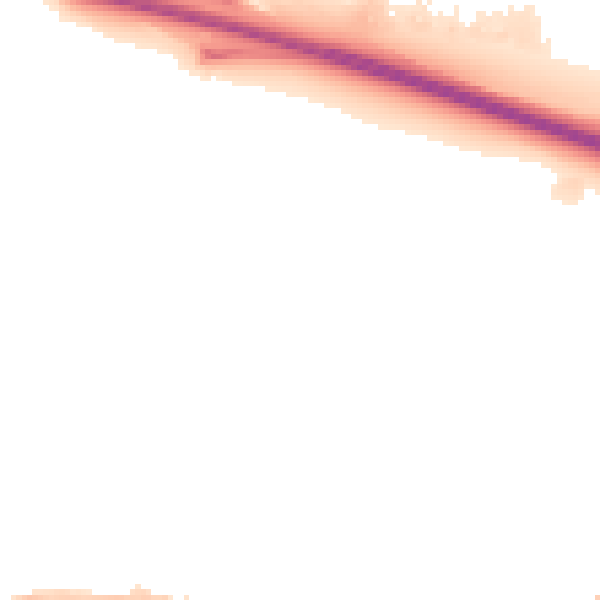 Night-time road noise heatmap for NE16 3EL
