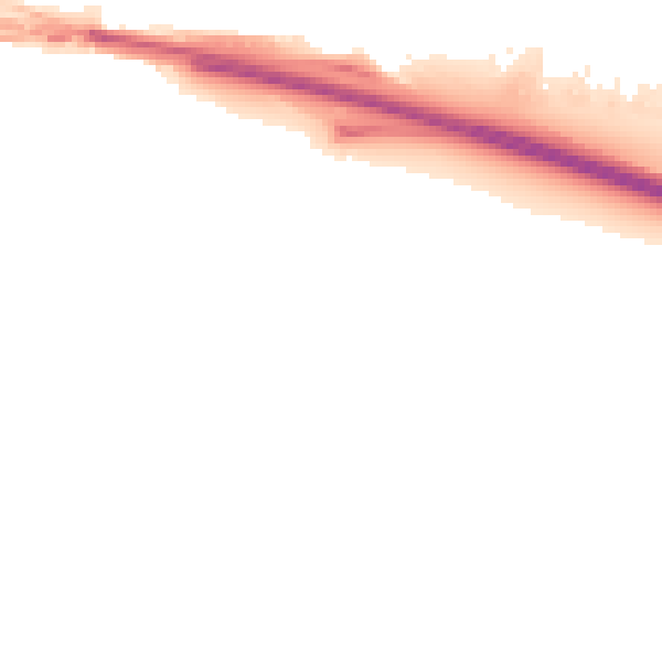 Night-time road noise heatmap for NE16 3ER