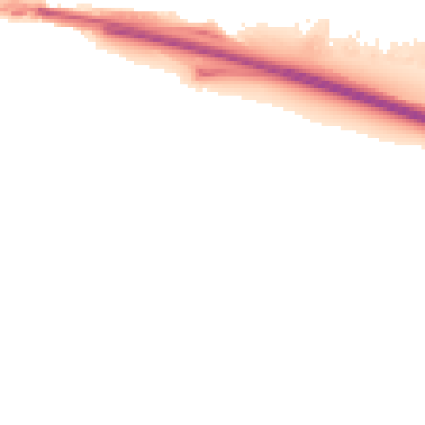 Night-time road noise heatmap for NE16 3EW