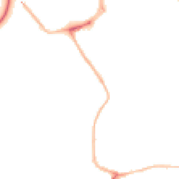 Night-time road noise heatmap for NE16 3JP