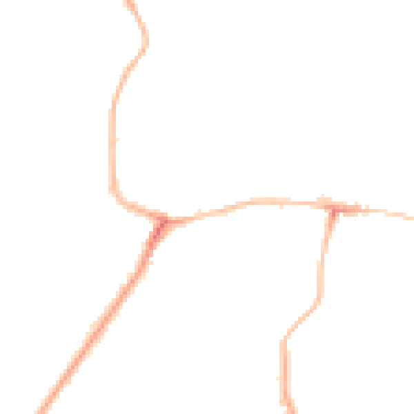 Night-time road noise heatmap for NE16 4JH