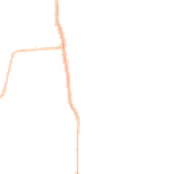Night-time road noise heatmap for NE16 4PL