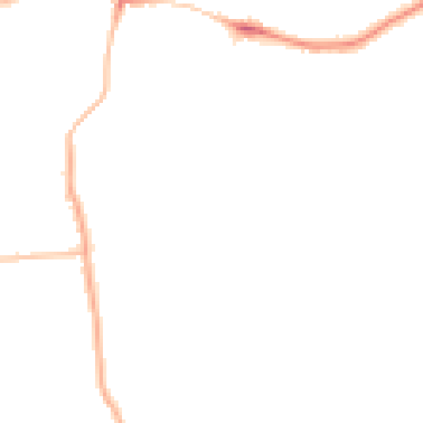 Night-time road noise heatmap for NE16 4QT