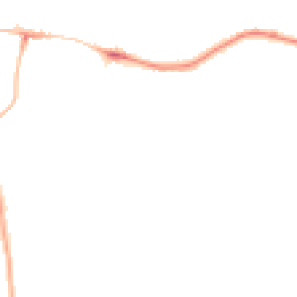 Night-time road noise heatmap for NE16 4RW