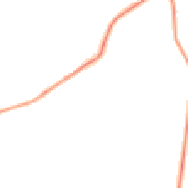 Night-time road noise heatmap for NE16 5ED