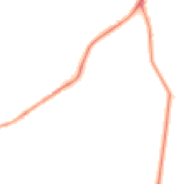 Night-time road noise heatmap for NE16 5EX