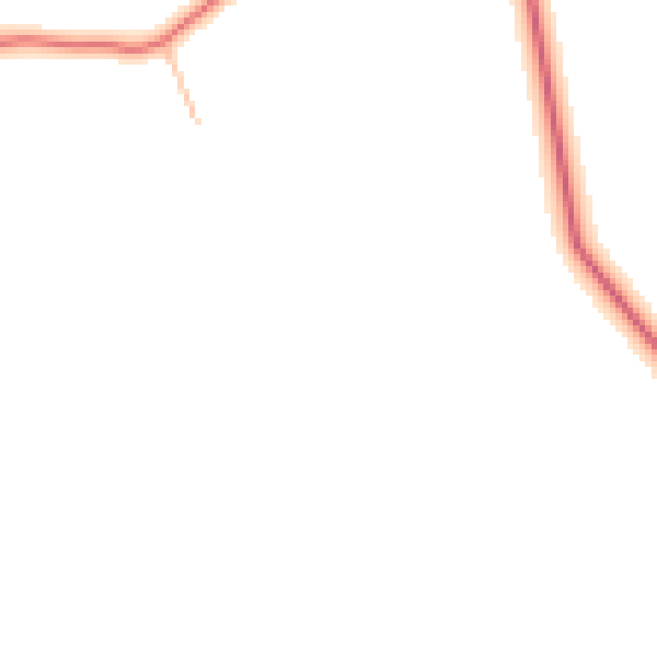 Daytime road noise heatmap for NE16 5FA
