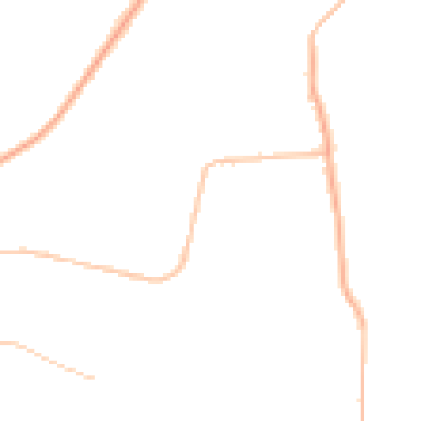 Night-time road noise heatmap for NE16 5JE