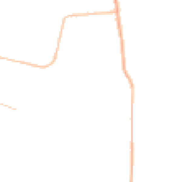 Night-time road noise heatmap for NE16 5JJ