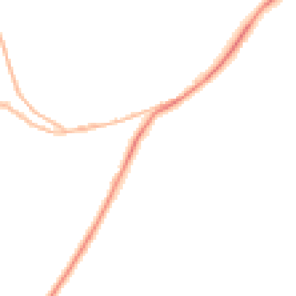 Night-time road noise heatmap for NE16 6DG