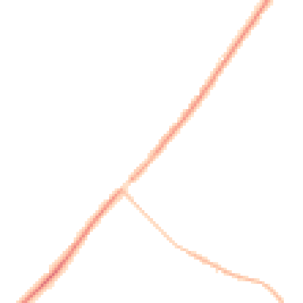 Night-time road noise heatmap for NE16 6EW