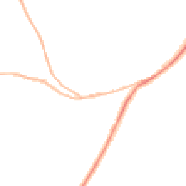 Night-time road noise heatmap for NE16 6LY