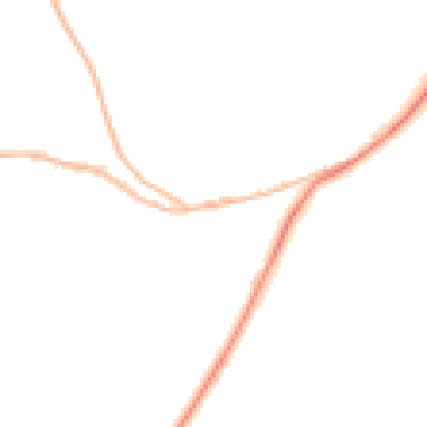 Night-time road noise heatmap for NE16 6LZ