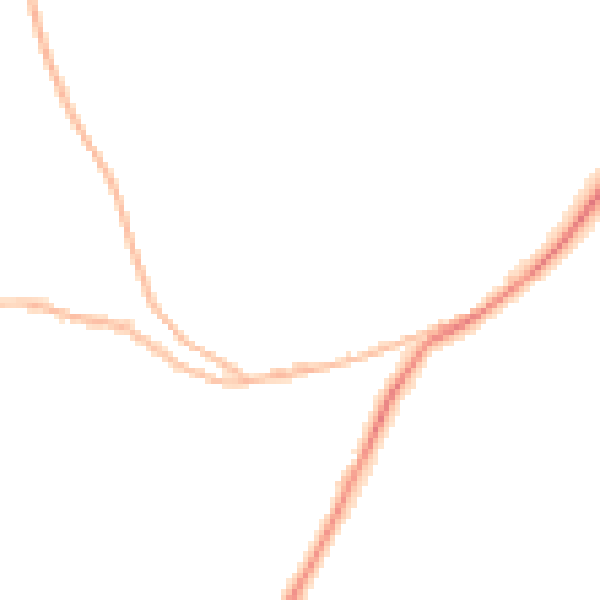 Night-time road noise heatmap for NE16 6NE
