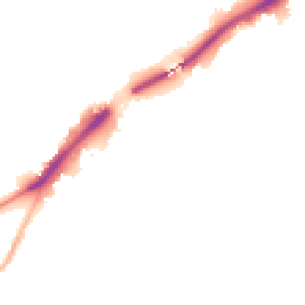 Night-time road noise heatmap for NE2 1HQ