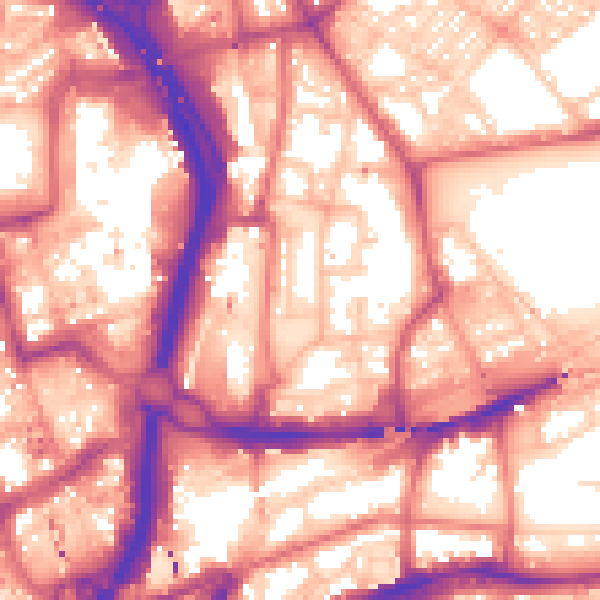 Daytime road noise heatmap for NE2 1XX
