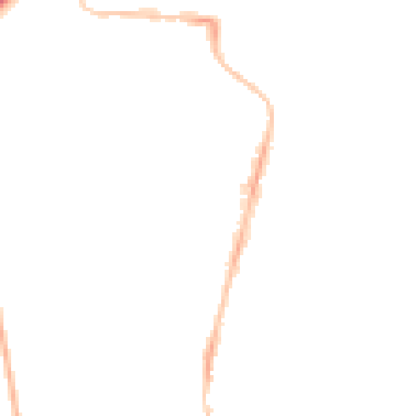 Night-time road noise heatmap for NE2 2DT