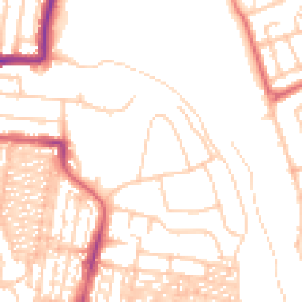 Daytime road noise heatmap for NE2 2HH