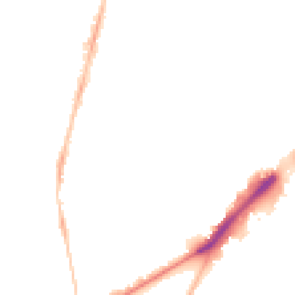 Night-time road noise heatmap for NE2 2PS
