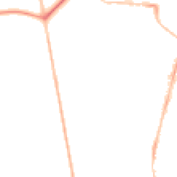 Night-time road noise heatmap for NE2 3BX