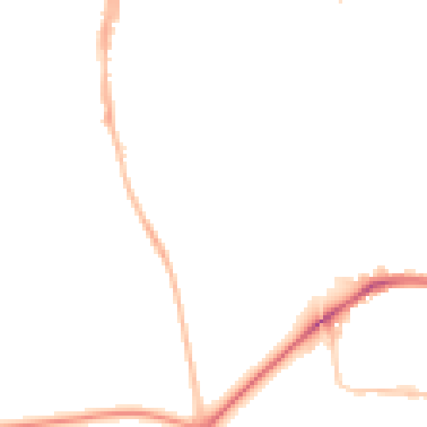 Night-time road noise heatmap for NE2 3NZ