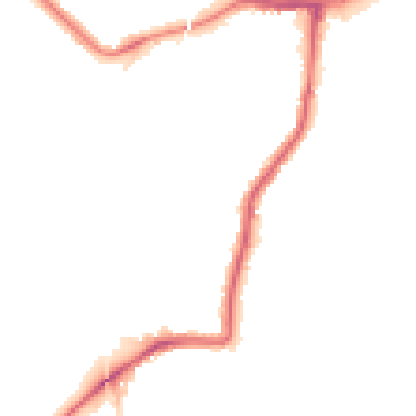 Night-time road noise heatmap for NE2 3QR