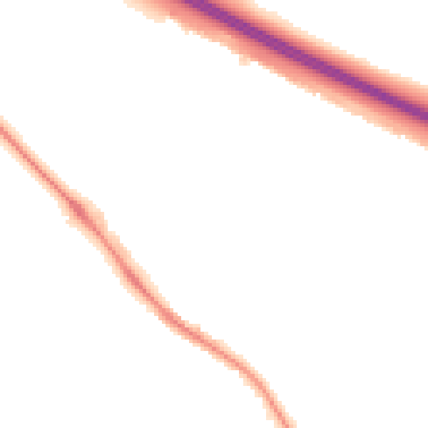 Night-time road noise heatmap for NE2 4LH