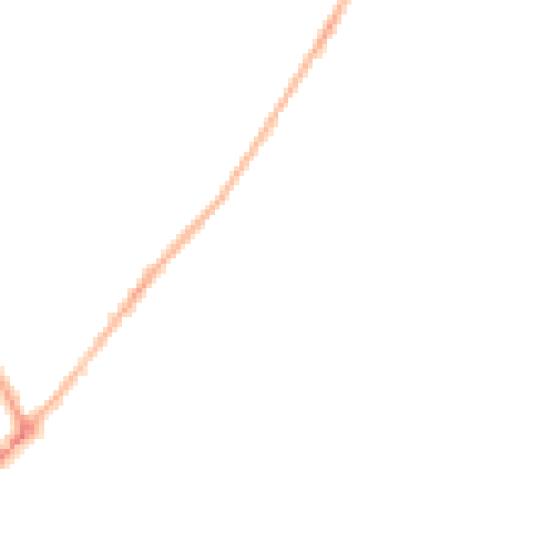 Night-time road noise heatmap for NG10 1AG