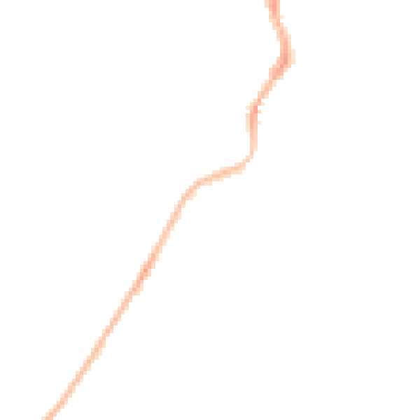 Night-time road noise heatmap for NG10 1BS