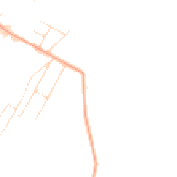Daytime road noise heatmap for NG10 2FZ