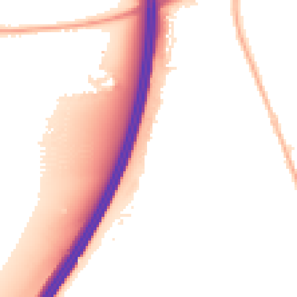 Night-time road noise heatmap for NG10 3RS