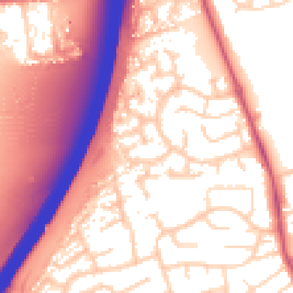 Daytime road noise heatmap for NG10 3SU