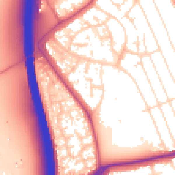 Daytime road noise heatmap for NG10 4DB