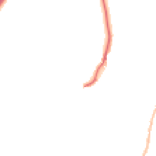 Night-time road noise heatmap for NG10 5DY
