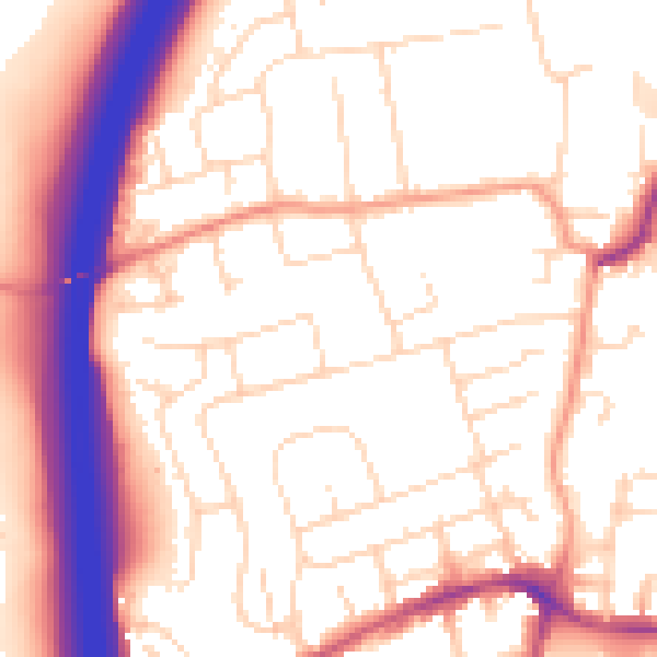 Daytime road noise heatmap for NG10 5GH