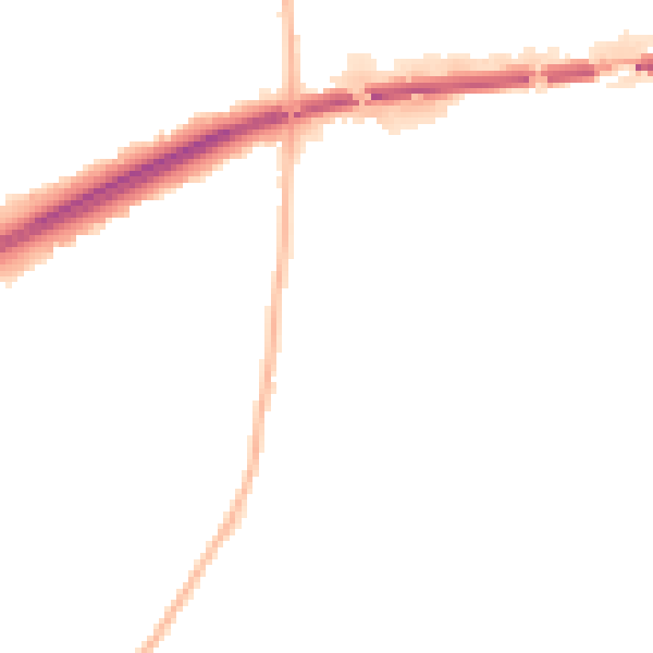 Night-time road noise heatmap for NG10 5JR
